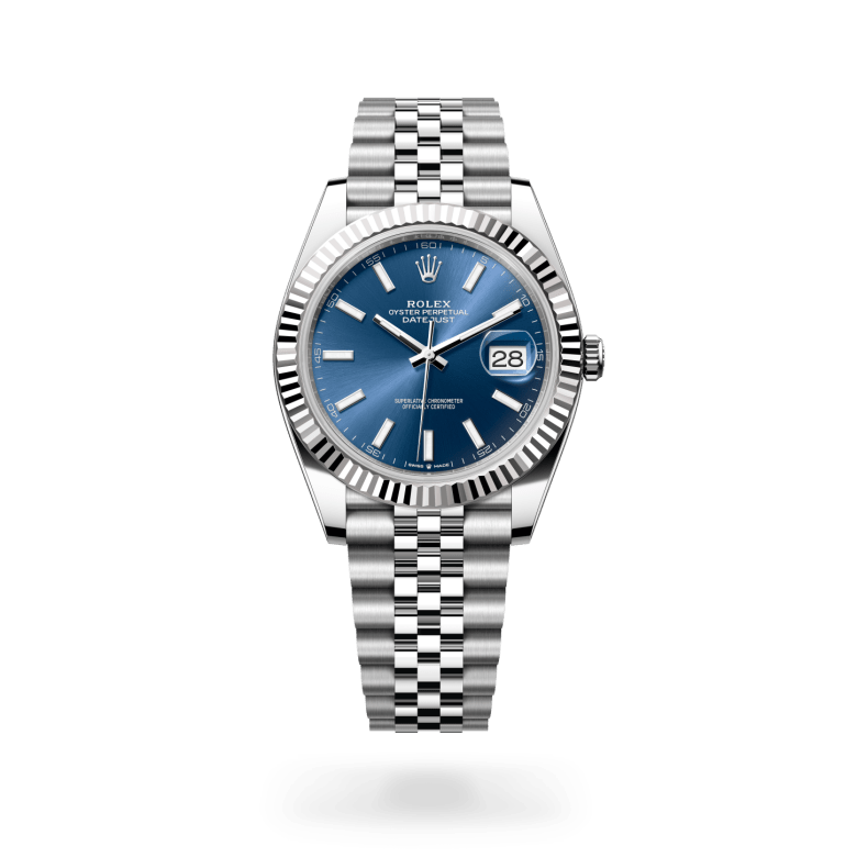 Rolex Datejust 41 White Gold Rolesor Oystersteel, M126334-0002